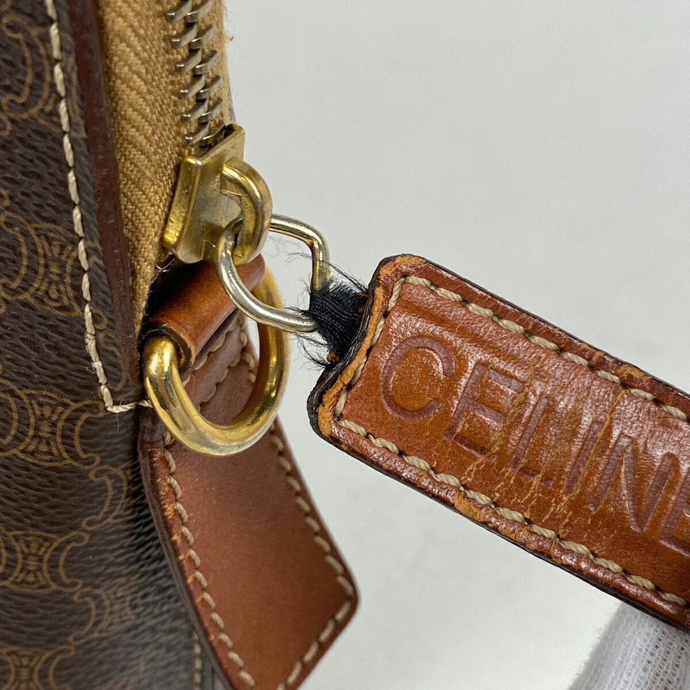 Celine Macadam Pattern Canvas Handbag Brown - image 3